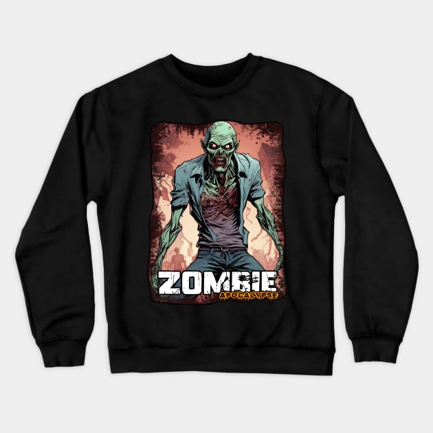 zombie Crewneck Sweatshirt by DNT Designs